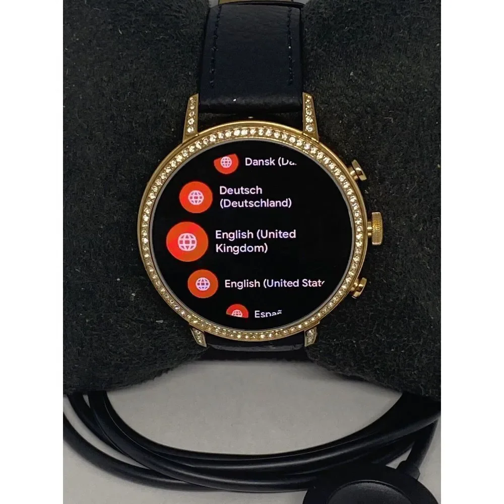 Fossil Gen 4 Authentic Digital Dial Smart Watch Custom Band FTW6015 AB439
